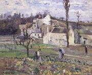 Camille Pissarro Cabbage patch near the village china oil painting reproduction